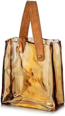 Glass Handbag Vase