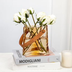 Glass Handbag Vase