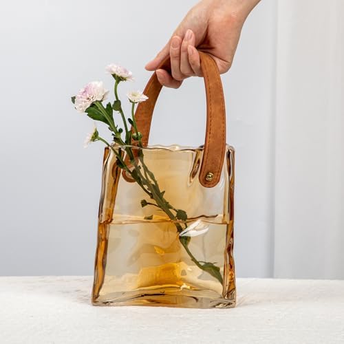 Glass Handbag Vase