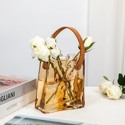 Glass Handbag Vase