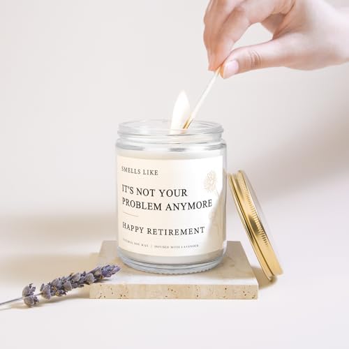 Happy Retirement Candle