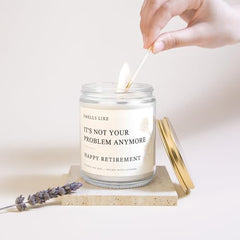Happy Retirement Candle