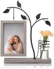 Metal Tree Photo Frame & Bud Vase