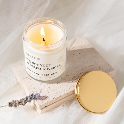 Happy Retirement Candle
