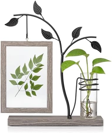 Metal Tree Photo Frame & Bud Vase