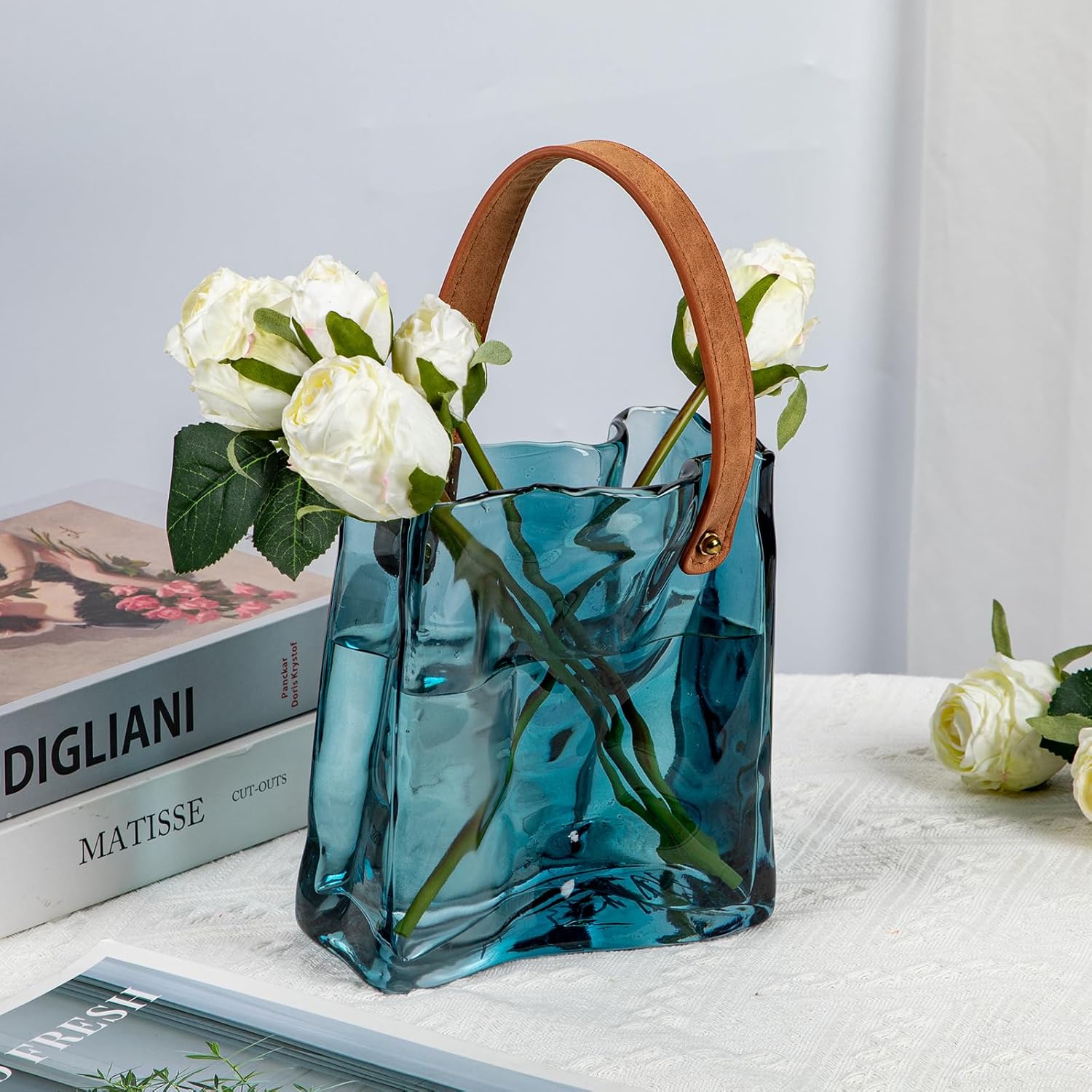 Glass Handbag Vase