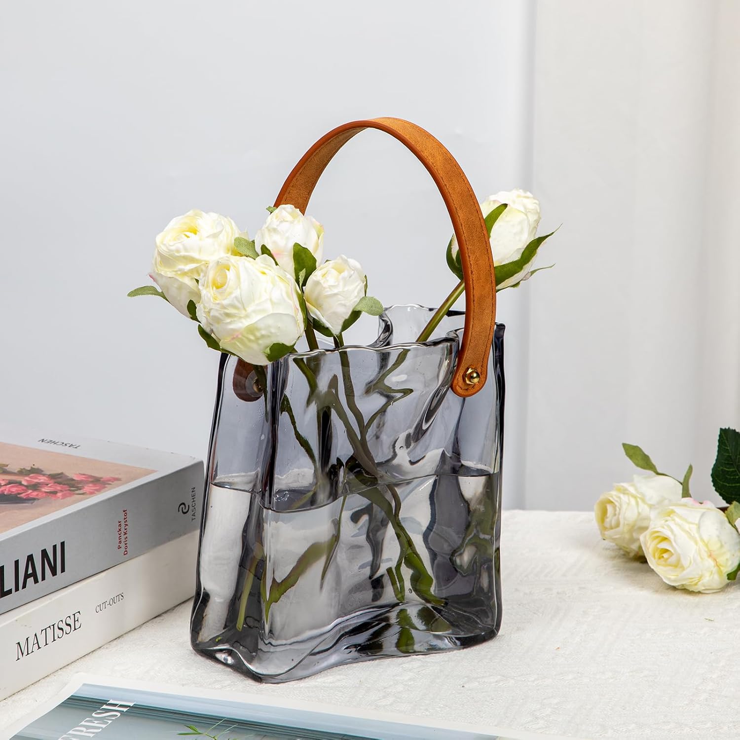 Glass Handbag Vase