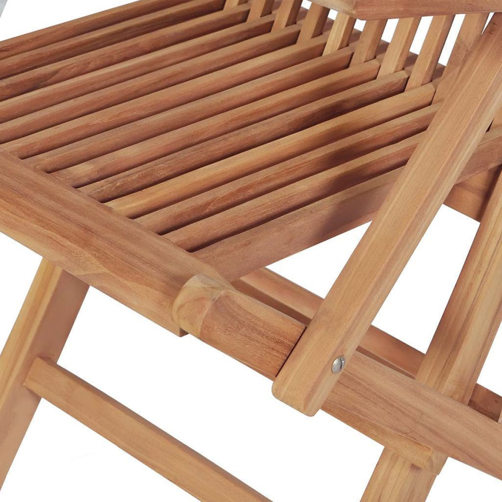 Teak Outdoor Dining Set - 5 Pieces