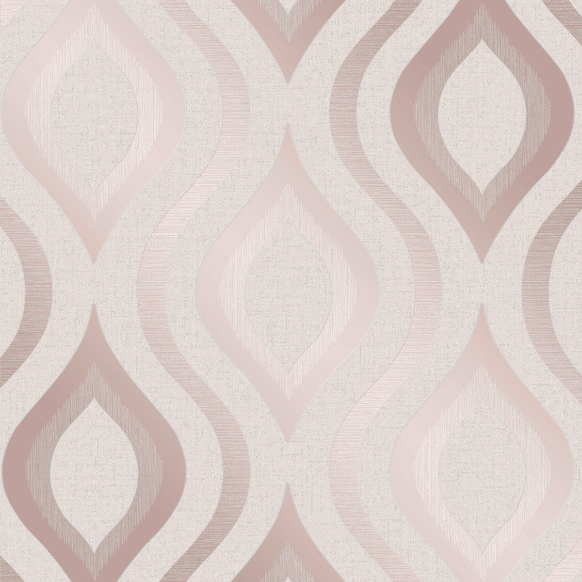 Metallic Geo Clay Wallpaper