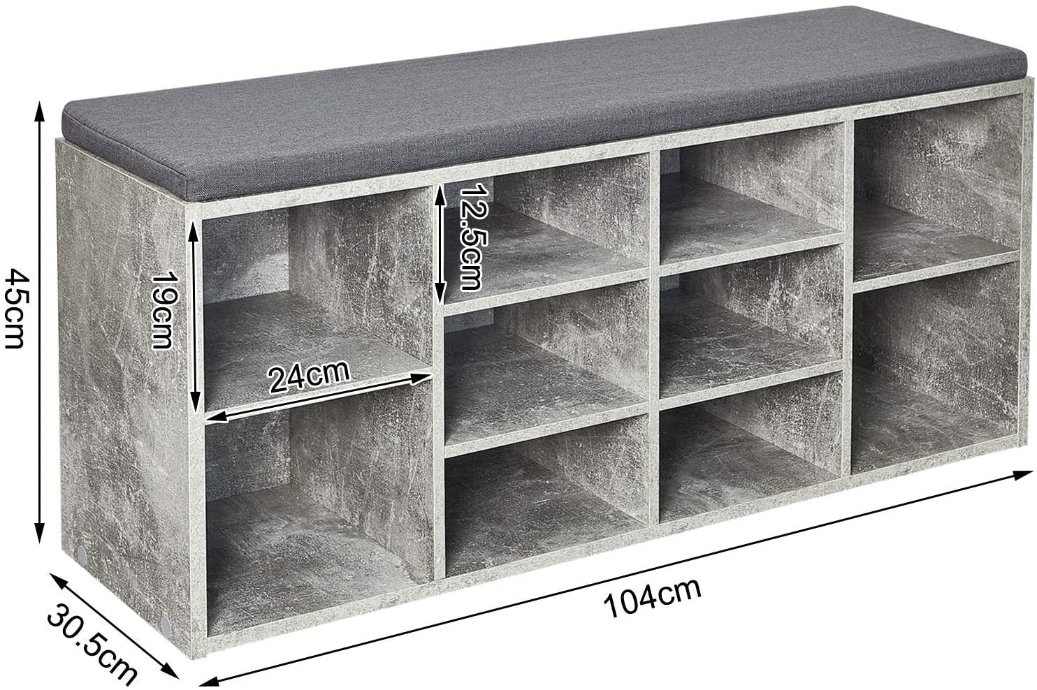 Stone Shoe Bench With Seat
