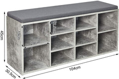 Stone Shoe Bench With Seat