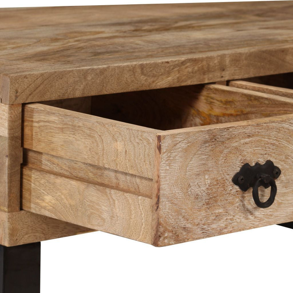 Mango Coffee Table with 3 Drawers