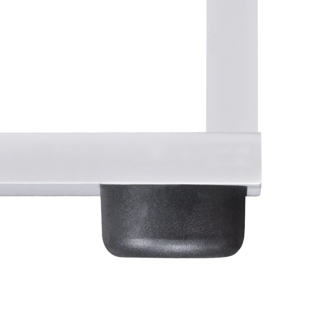 White Staircase Bookcase/Display Shelf - 142 cm