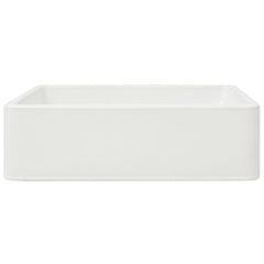 White Ceramic Basin - 41x30x12 cm