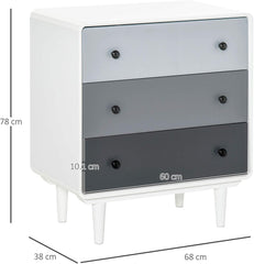 Hamilton Grey Tone Drawers