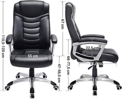 Black Executive Swinging Office Chair