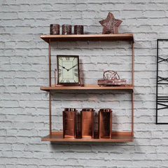 Copper Wall Shelves