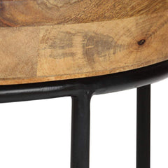 Mange Wood & Steel Coffee Table