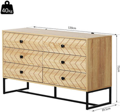 Scandi Chevron Drawers