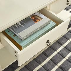2 Drawer Cream Coffee Table