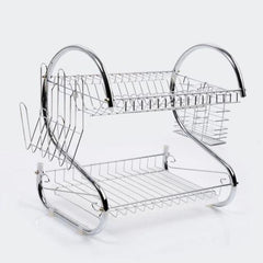 2 Tier Dish Drainer Rack