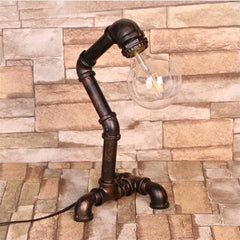 Iron Pipe Table Lamp