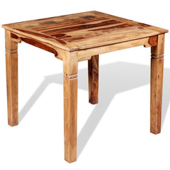 Solid Sheesham Wood Dining Table - 82 x 80 x 76 cm