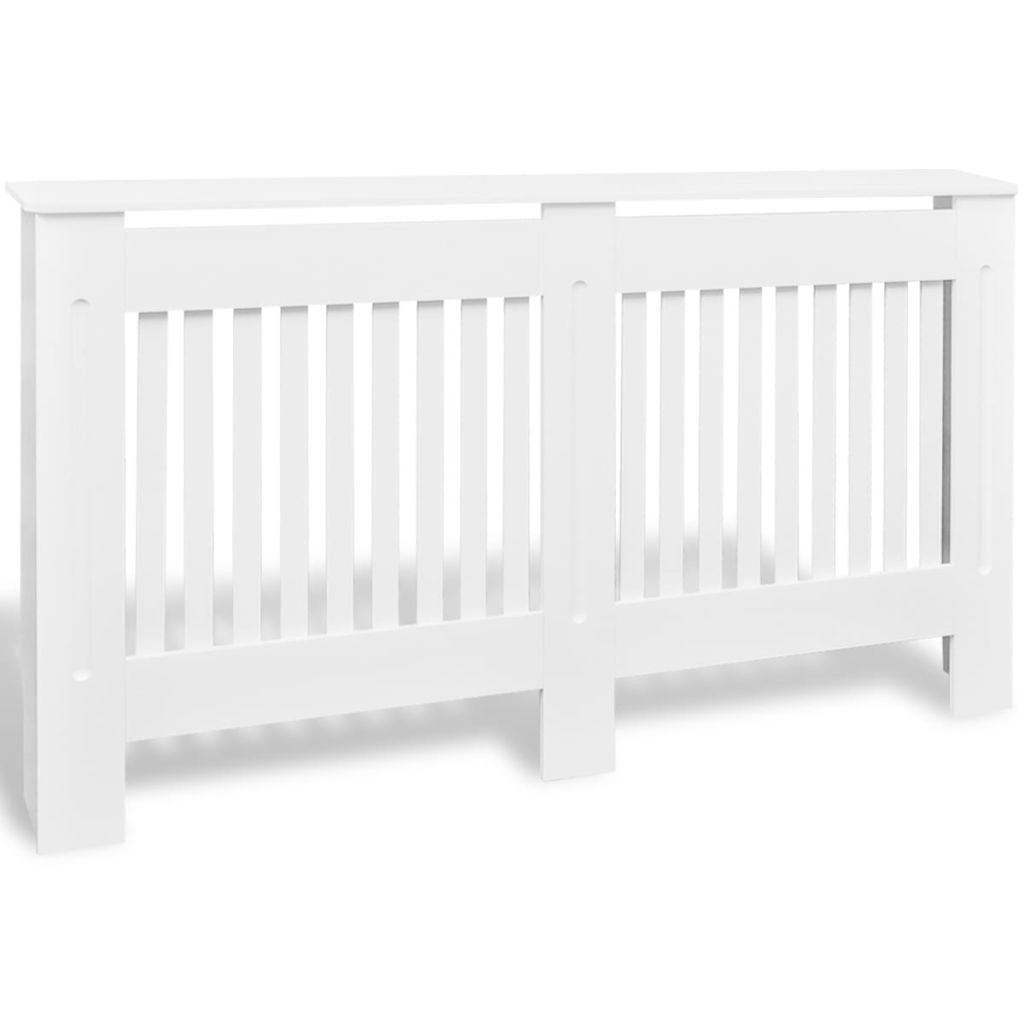 White Radiator Cover - 152 cm
