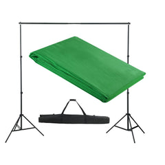 Green Backdrop Support System 300 x 300 cm