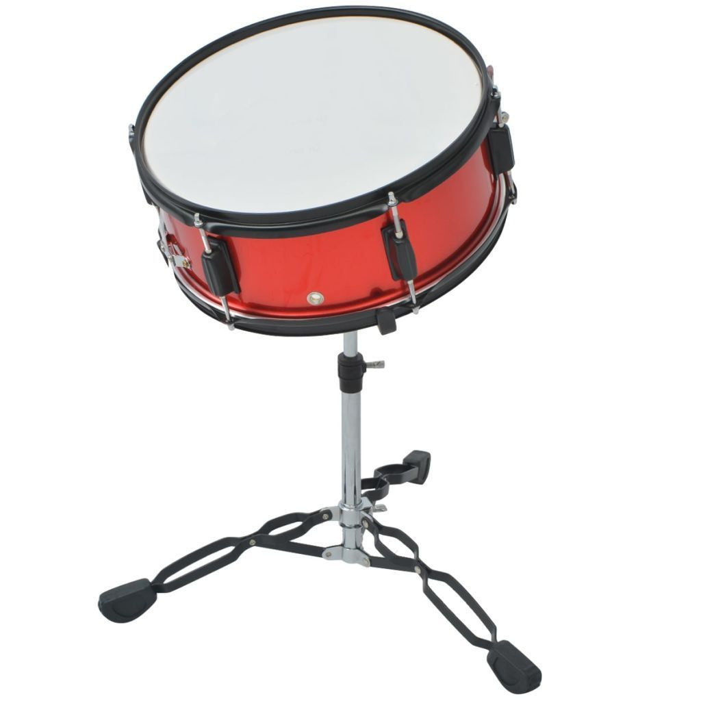 Red Adult Complete Drum Kit Powder-coated Steel