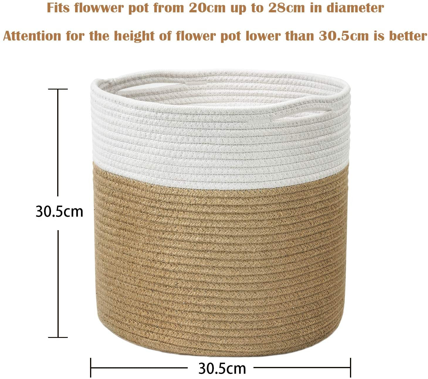 Jute Rope Plant Basket