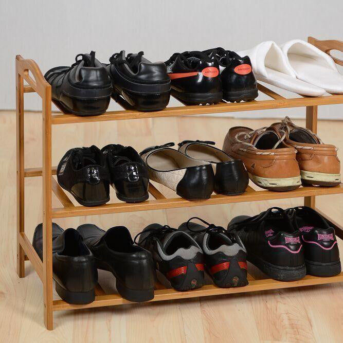 3 Tier Bamboo Shoe Rack