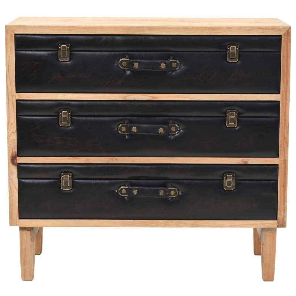 Leather Briefcase Drawers