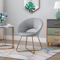 Block Velvet Chair