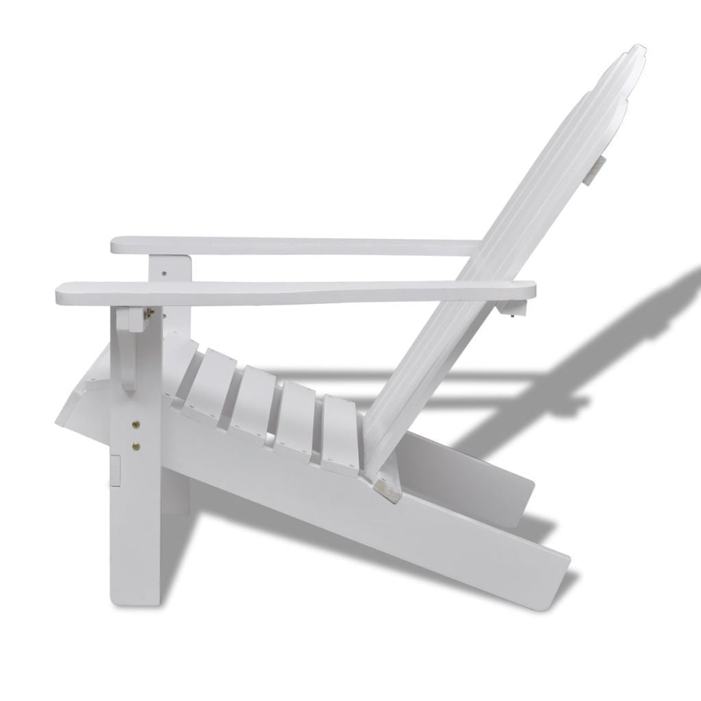 White Wooden Garden Chair
