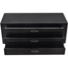 Black Metal Tool Chest - 3 Drawers