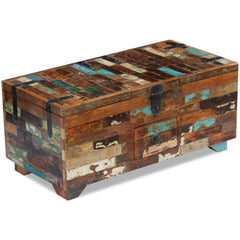 Reclaimed Wooden Coffee Table Chest