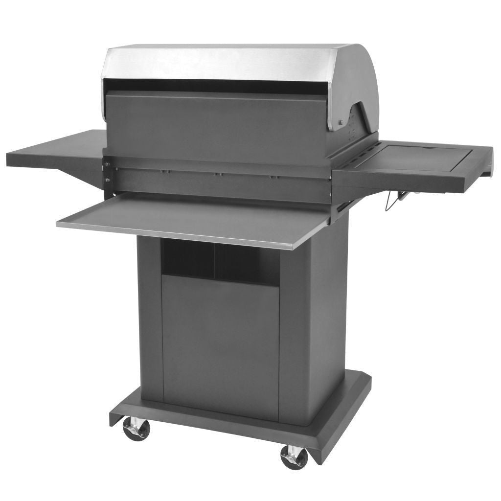 Black & Silver Gas Barbecue BBQ Grill 4 + 1 Burners