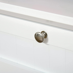 White Wooden Domeno Storage Cupboard