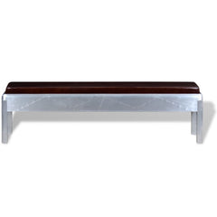 Genuine Leather Aviator Bench - 160x32x45 cm