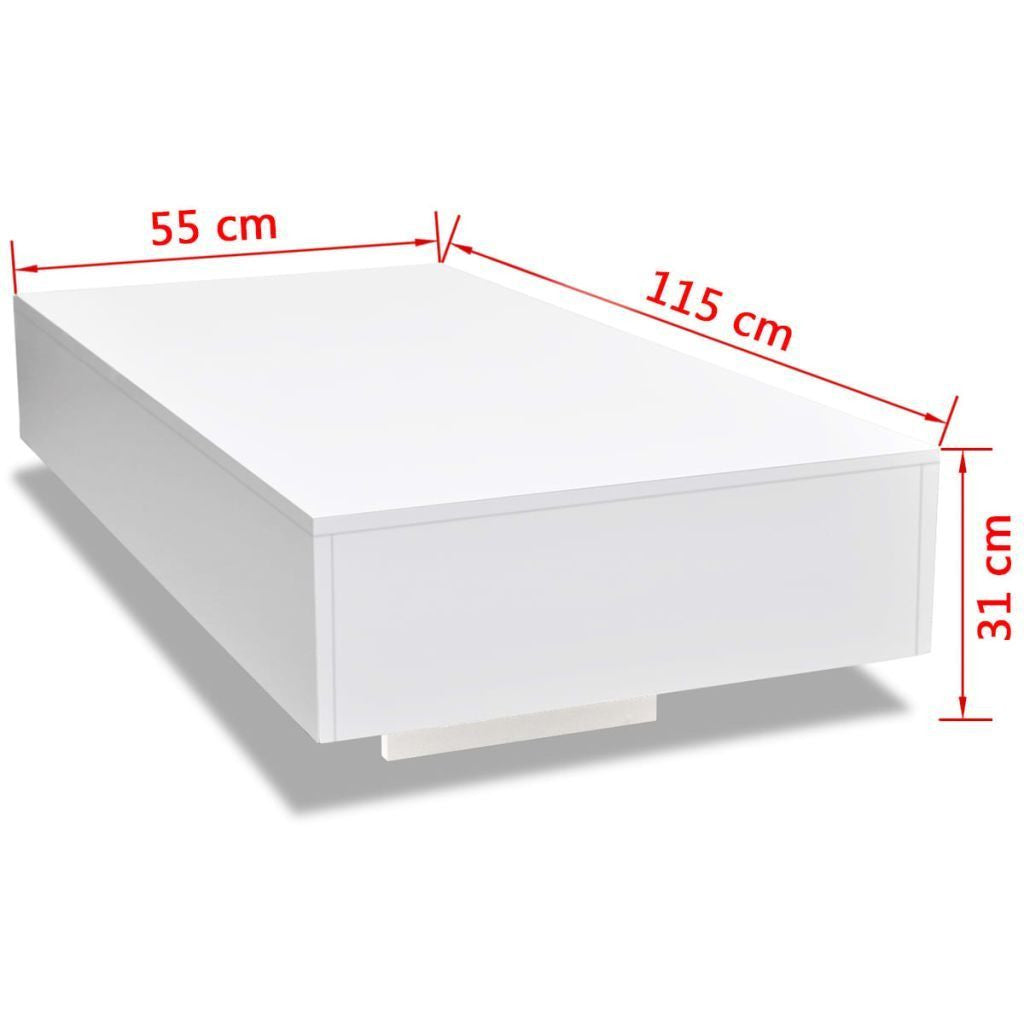 White High Gloss Coffee Table