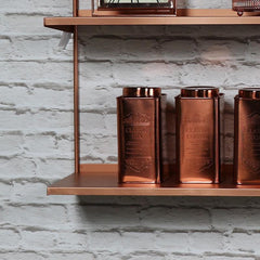 Copper Wall Shelves