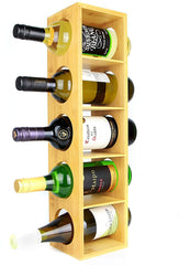 Tall Bamboo Wine Rack