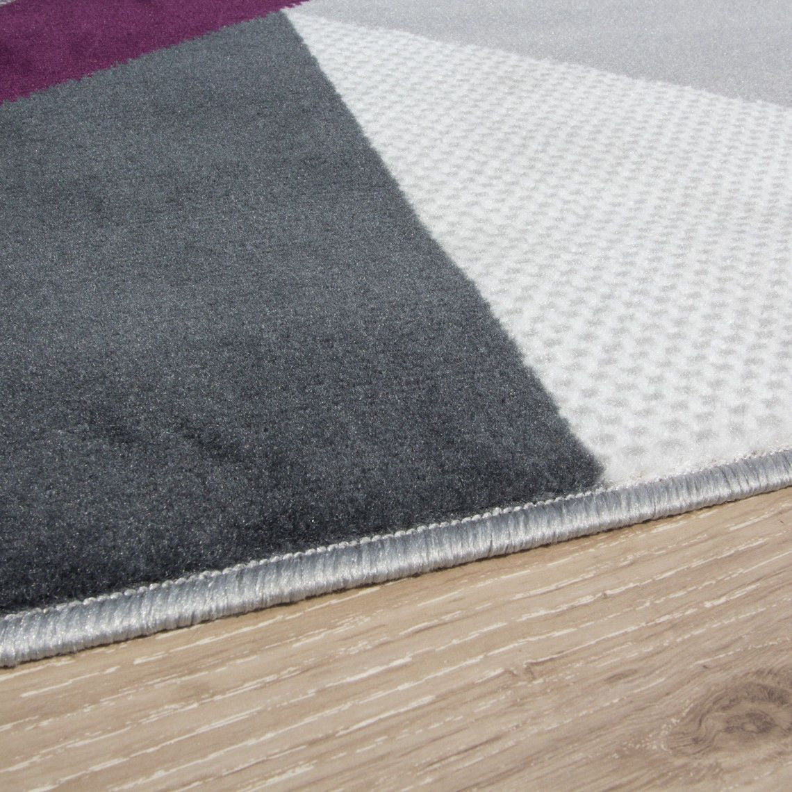 Purple Abstract Rug