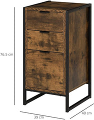 Rustic 3 Drawer Cabinet
