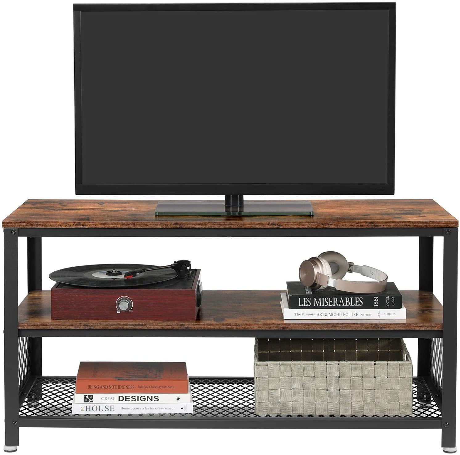 Rustic Mesh TV Unit
