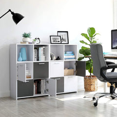 Black And White Cube Storage Unit