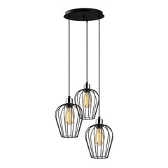 Triple Rain Drop Geometric Chandelier Lights