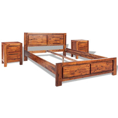 Super King Bed Frame & Side Cabinets