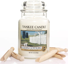 22oz Clean Cotton Yankee Candle